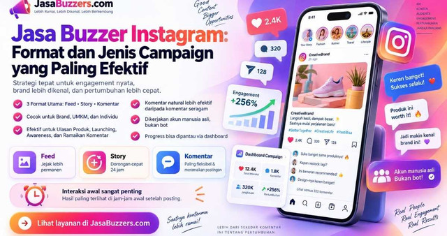 jasa buzzer instagram terbaik dan terpercaya